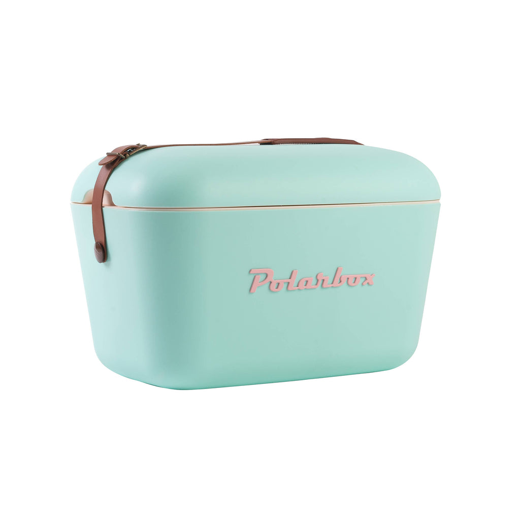 Polarbox Kühlbox 20 L Strand Picknick Sommer retro - Blau