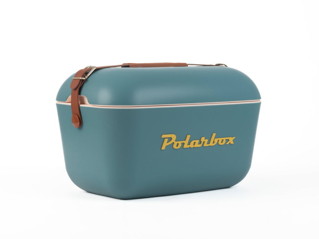 Polarbox Kühlbox 20 L Strand Picknick Sommer retro - Limette flieder