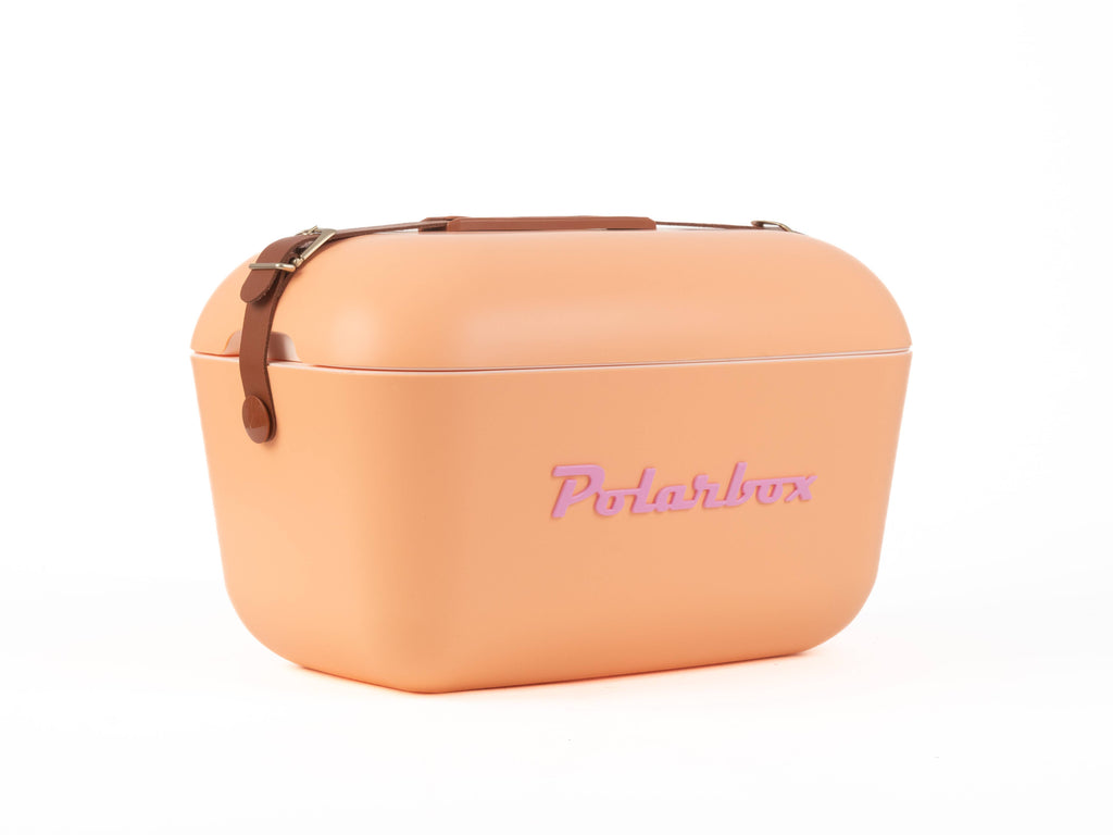 Polarbox Kühlbox 20 L Strand Picknick Sommer retro - Limette flieder