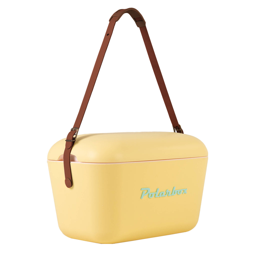 Polarbox Kühlbox 20 L Strand Picknick Sommer retro - Limette flieder