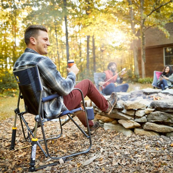 GCI Outdoor Schaukelstuhl Freestyle Rocker™ blau